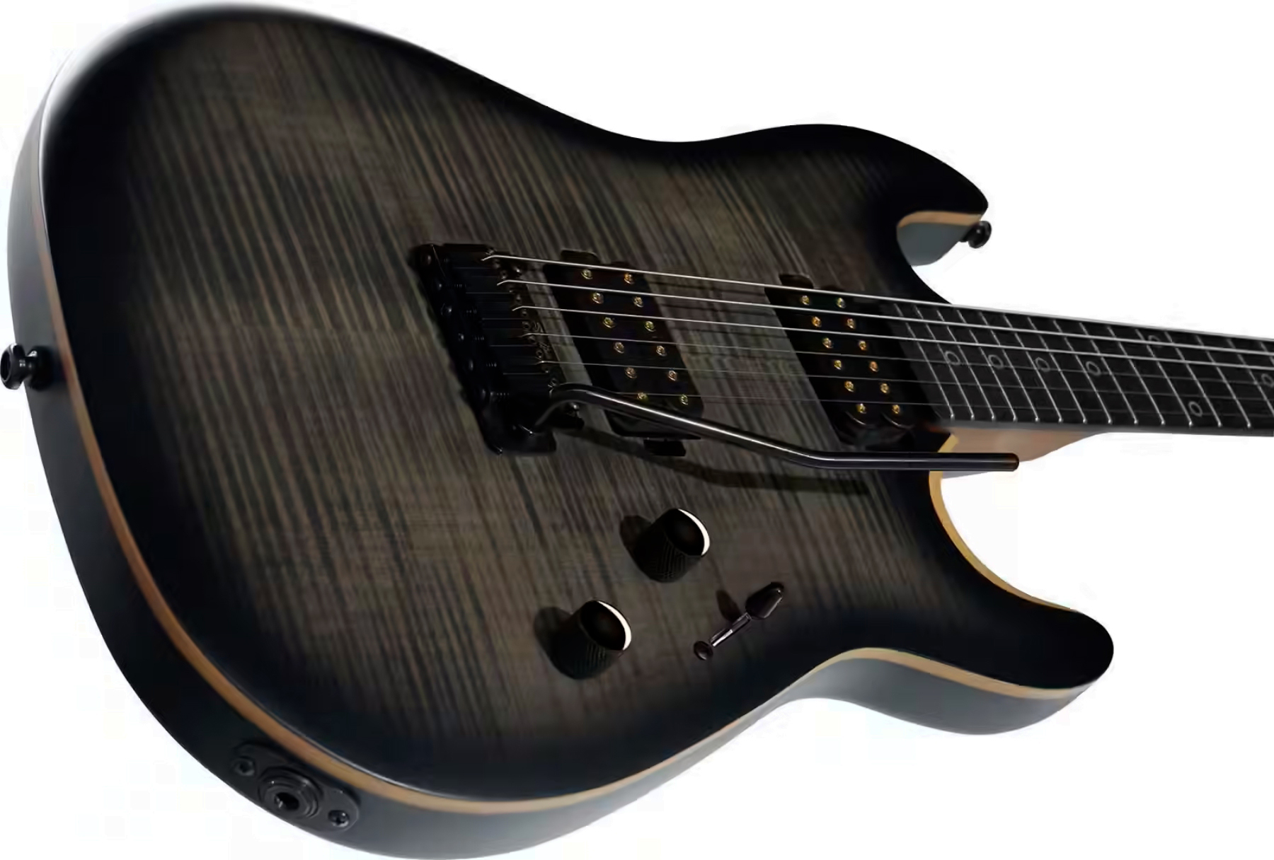 Sterling By Musicman Rabea Massad Sabre Signature 2h Trem Eb - Ashen Burst - Kenmerkende elektrische gitaar - Variation 2