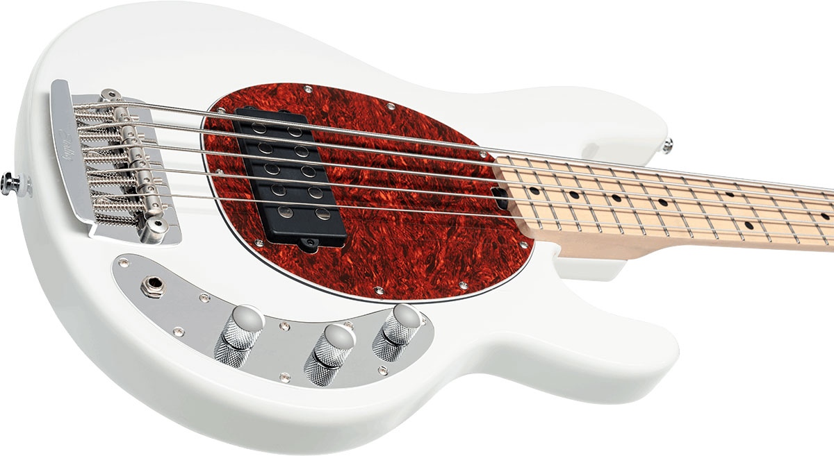 Sterling By Musicman Stingray Classic Ray25ca 5c Active 1h Mn - Olympic White - Solid body elektrische bas - Variation 2