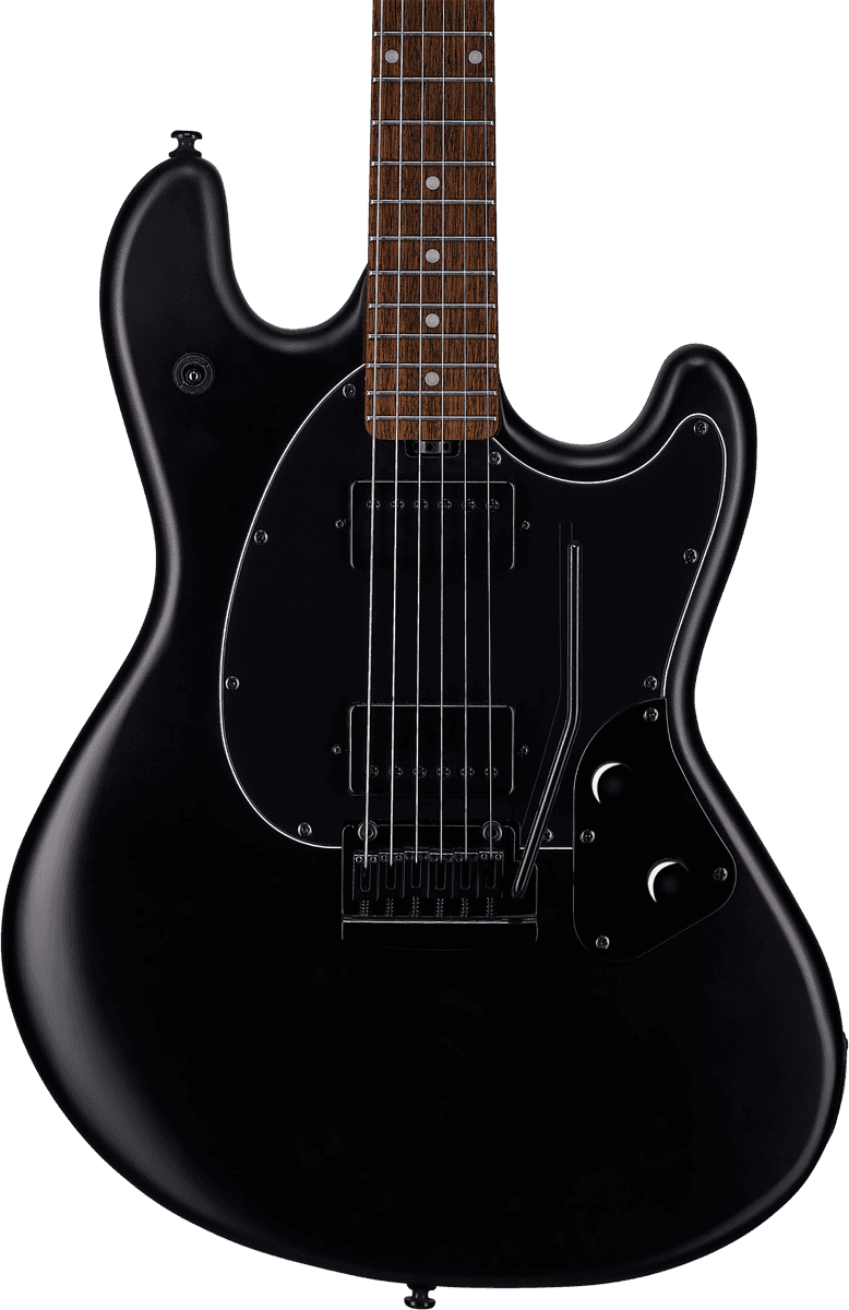 Sterling By Musicman Stingray Guitar Sr30 Hh Trem Lau - Stealth Black - Elektrische gitaar in Str-vorm - Variation 2