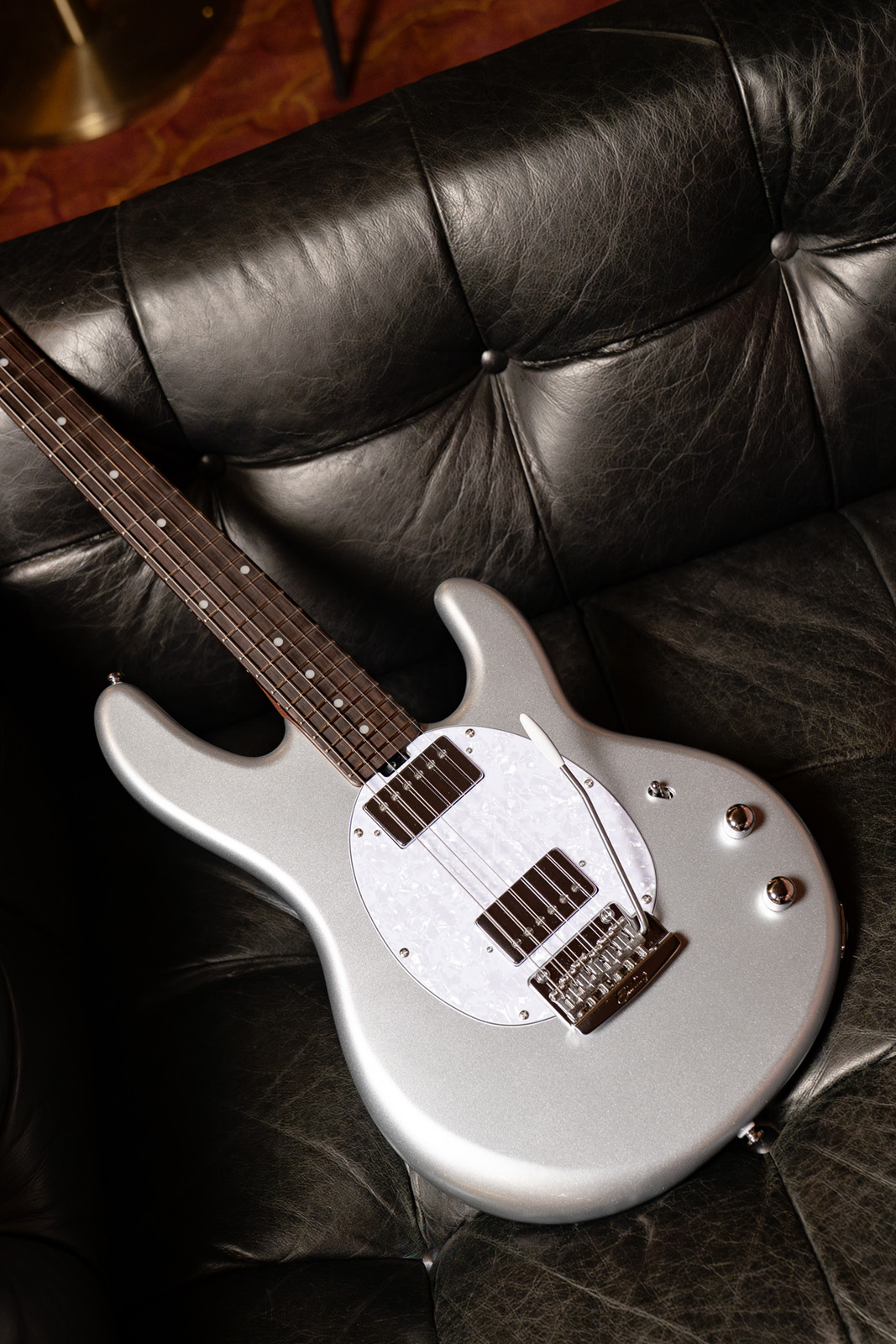 Sterling By Musicman Stingray Ii Trem Hh Rw - Silver - Elektrische gitaar in Strat vorm - Variation 2