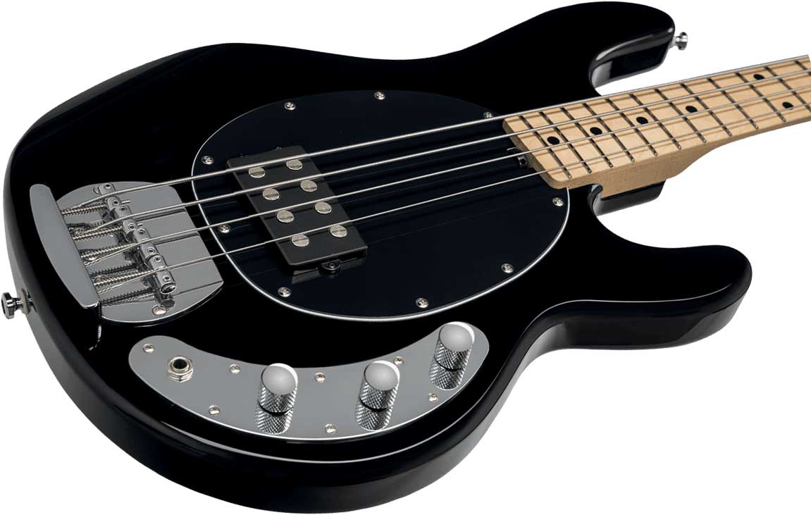 Sterling By Musicman Stingray Ray4 Bk Sub Active 1h Mn - Black - Solid body elektrische bas - Variation 2