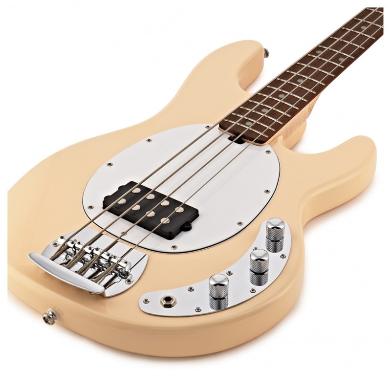 Sterling By Musicman Stingray Ray4 Sub Active 1h Jat - Vintage Cream - Solid body elektrische bas - Variation 2
