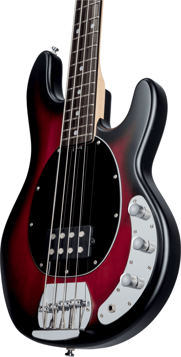 Sterling By Musicman Sub Ray4 (jat) - Ruby Red Burst Satin - Solid body elektrische bas - Variation 3