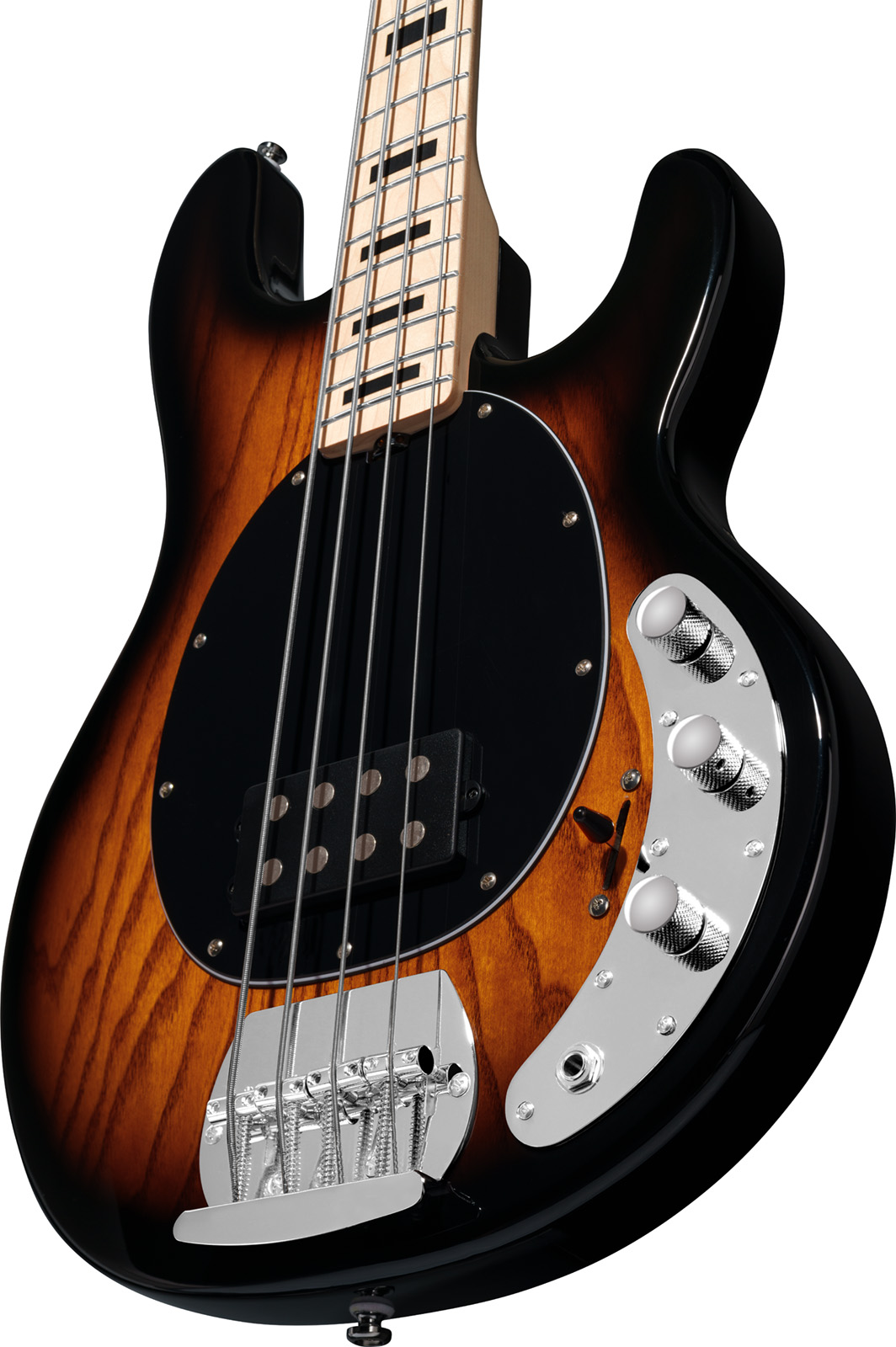Sterling By Musicman Stingray4 Sub Series 1h Mn - Vintage Sunburst - Solid body elektrische bas - Variation 3