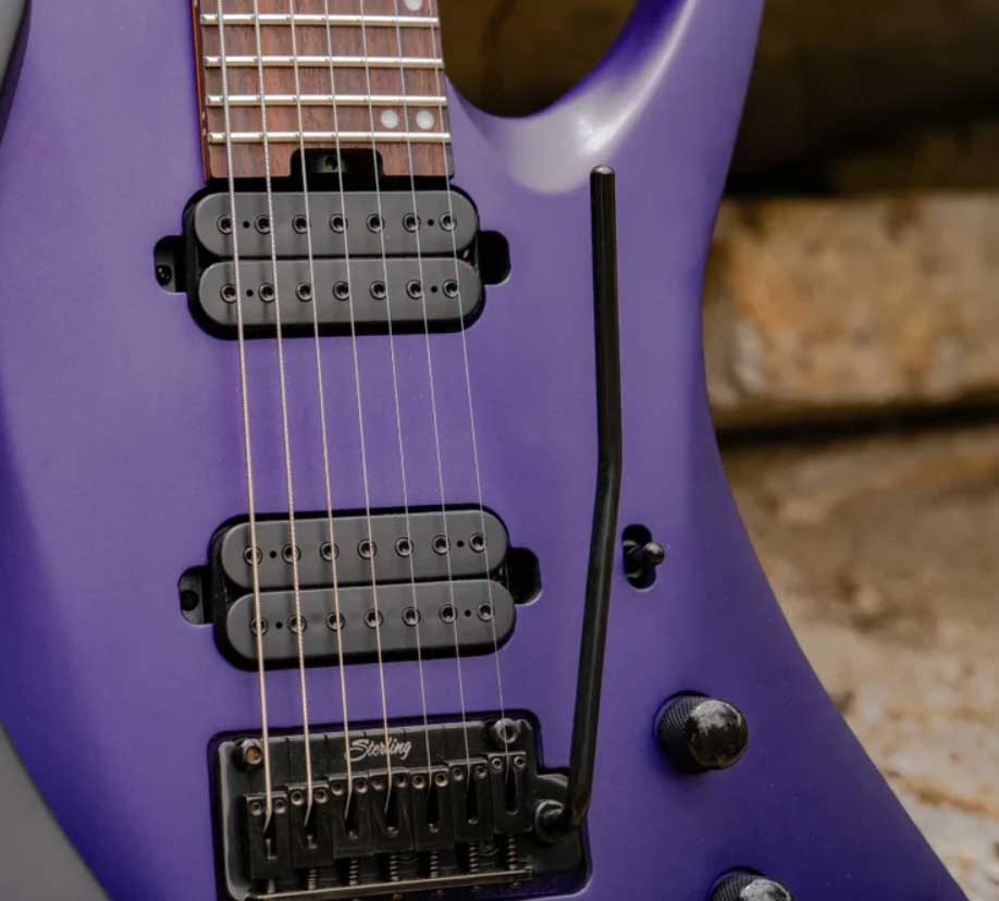 Sterling By Musicman Tosin Abasi Kaizen 6c Signature Multiscale 2h Trem Rw - Firemist Purple Satin - Kenmerkende elektrische gitaar - Variation 1