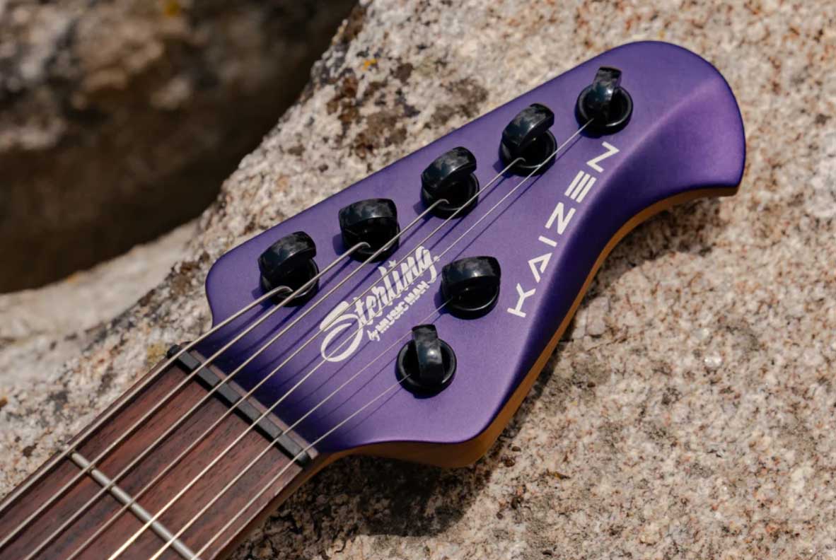 Sterling By Musicman Tosin Abasi Kaizen 6c Signature Multiscale 2h Trem Rw - Firemist Purple Satin - Kenmerkende elektrische gitaar - Variation 2