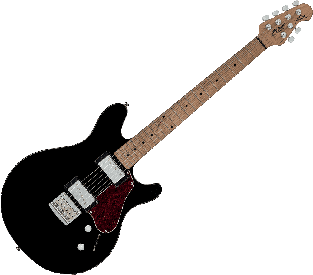 Sterling By Musicman James Valentine Jv60 Signature Hh Ht Mn - Black - Kenmerkende elektrische gitaar - Variation 1