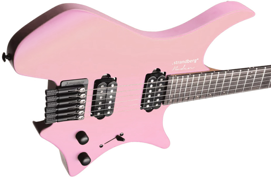 Strandberg Boden Essential 6 2h Ht Rw - Coral Pink - Metal elektrische gitaar - Variation 2