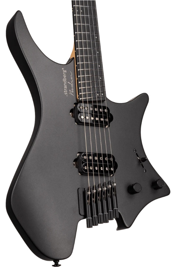 Strandberg Boden Metal Nx 6 2h Ht Ric - Black Granite - Multi-scale gitaar - Variation 3