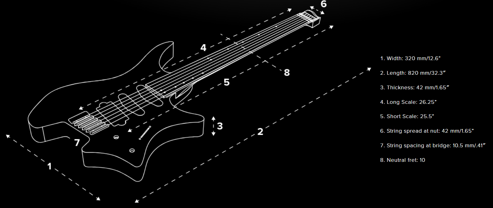 Strandberg Boden Original Nx 7c Multiscale 2h Fishman Fluence Modern Ht Mn - Natural Flame - Multi-scale gitaar - Variation 4