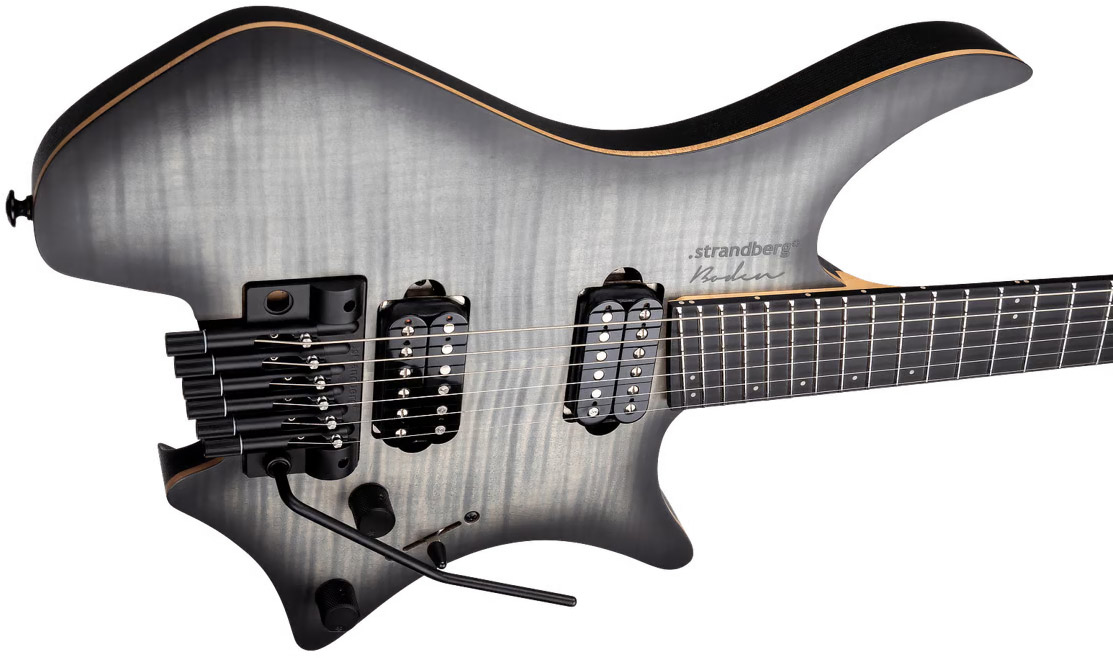 Strandberg Boden Prog Nx 6c Multiscale 2h Ht Ric - Charcoal Black - Multi-scale gitaar - Variation 4