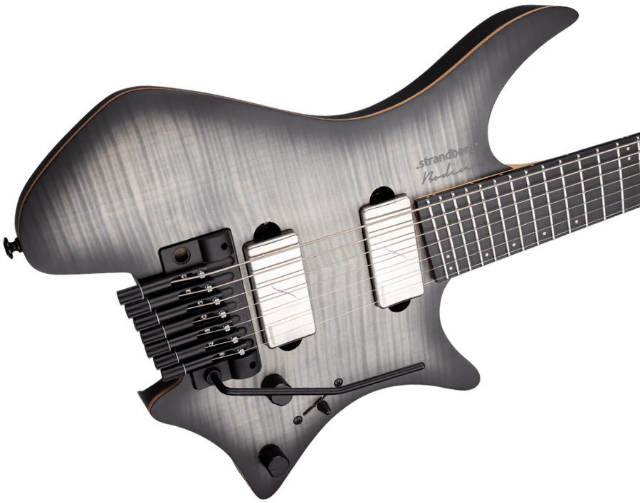 Strandberg Boden Prog Nx 7c Multiscale 2h Fishman Fluence Modern Trem Mn - Charcoal Black - Multi-scale gitaar - Variation 3