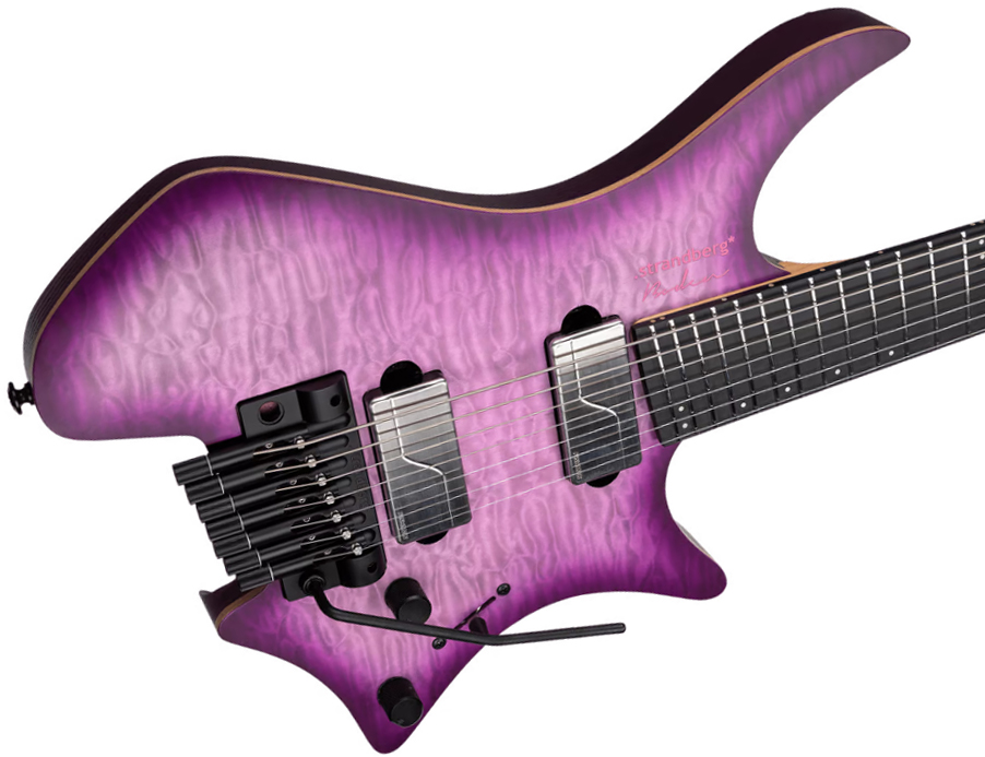 Strandberg Boden Prog Nx 7c Multiscale 2h Fishman Fluence Modern Trem Mn - Twilight Purple - Multi-scale gitaar - Variation 3