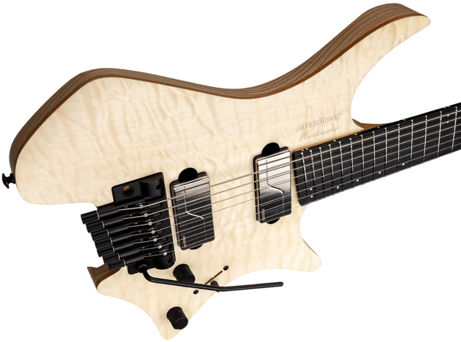 Strandberg Boden Prog Nx 7c Multiscale 2h Fishman Fluence Modern Trem Mn - Natural Quilt - Multi-scale gitaar - Variation 3