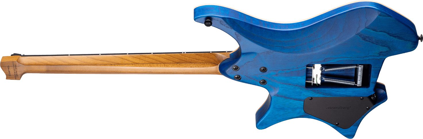 Strandberg Boden Prog Nx6 6c 2h Suhr Ht Ebo - Deep Blue Satin - Multi-scale gitaar - Variation 2