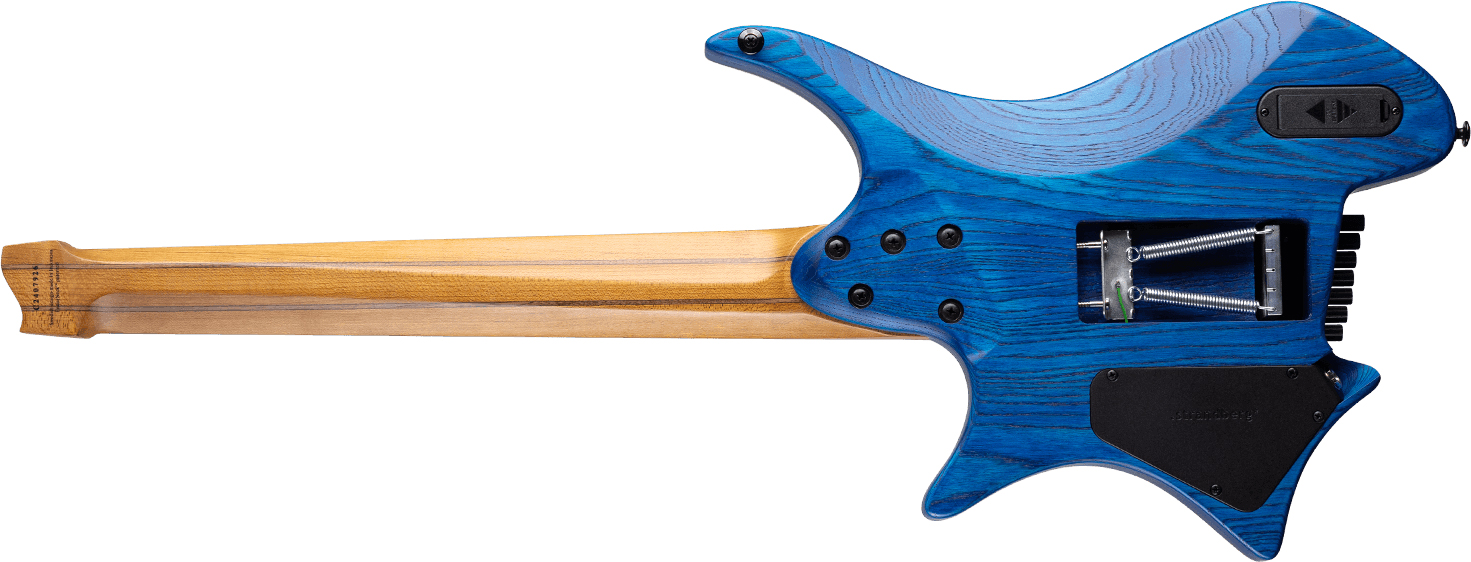 Strandberg Boden Prog Nx7 7c Multiscale 2h Fishman Fluence Modern  Trem Ebo - Deep Blue Satin - Multi-scale gitaar - Variation 2