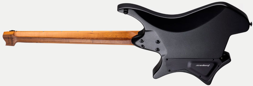 Strandberg Boden Standard N2.6 6c Multiscale 2h Seymour Duncan Ht Mn - Black Satin Metallic - Multi-scale gitaar - Variation 2