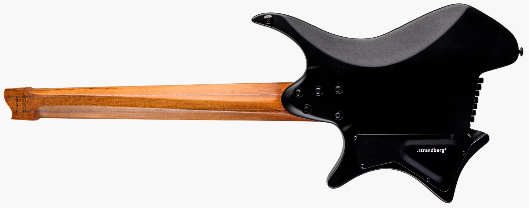 Strandberg Boden Standard N2.7 7c Multiscale 2h Seymour Duncan Ht Mn - Black Satin Metallic - Multi-scale gitaar - Variation 1