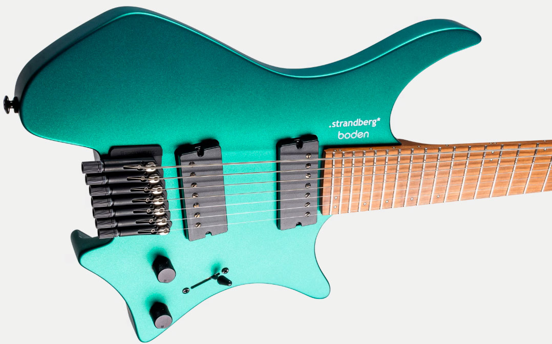 Strandberg Boden Standard N2.7 7c Multiscale 2h Seymour Duncan Ht Mn - Transformative Teal Metallic - Multi-scale gitaar - Variation 3