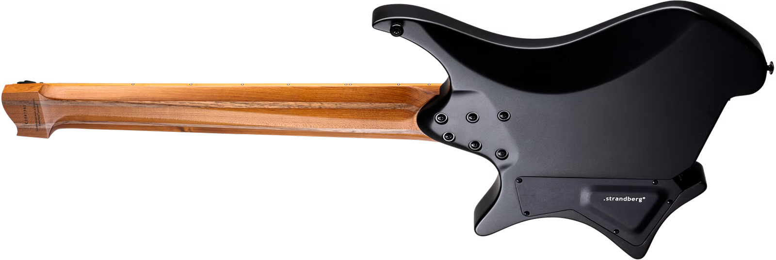 Strandberg Boden Standard N2.8 8c Multiscale 2h Seymour Duncan Ht Mn - Black Satin Metallic - Multi-scale gitaar - Variation 1