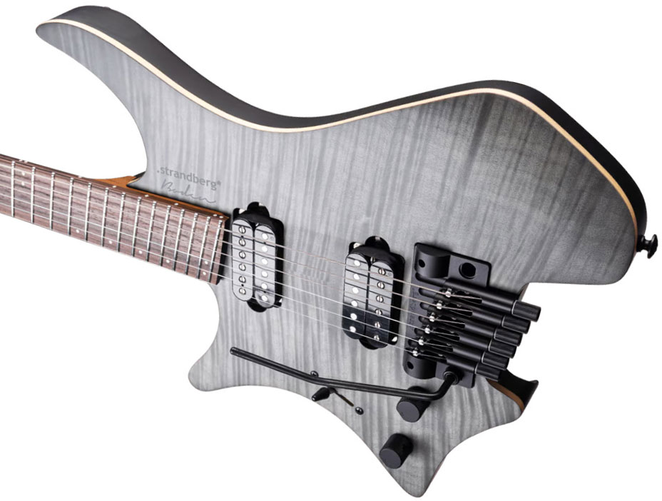 Strandberg Boden Standard Nx 6 Tremolo Lh Gaucher Multiscale 2h Trem Rw - Charcoal - Multi-scale gitaar - Variation 6