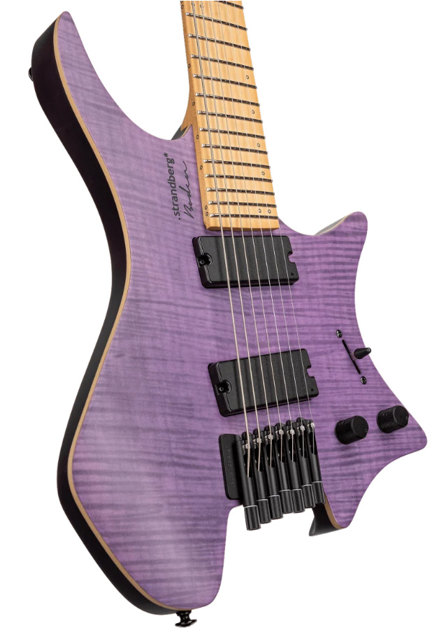 Strandberg Boden Standard Nx 7c Multiscale 2h Ht Mn - Translucent Purple - Multi-scale gitaar - Variation 3