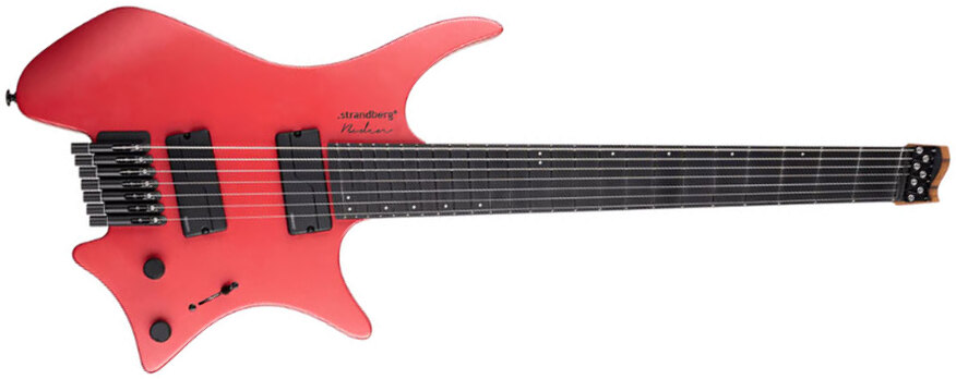 Strandberg Boden Metal Nx 7c Multiscale 2h Fishman Fluence Modern Ht Ric - Blood Red - Multi-scale gitaar - Main picture