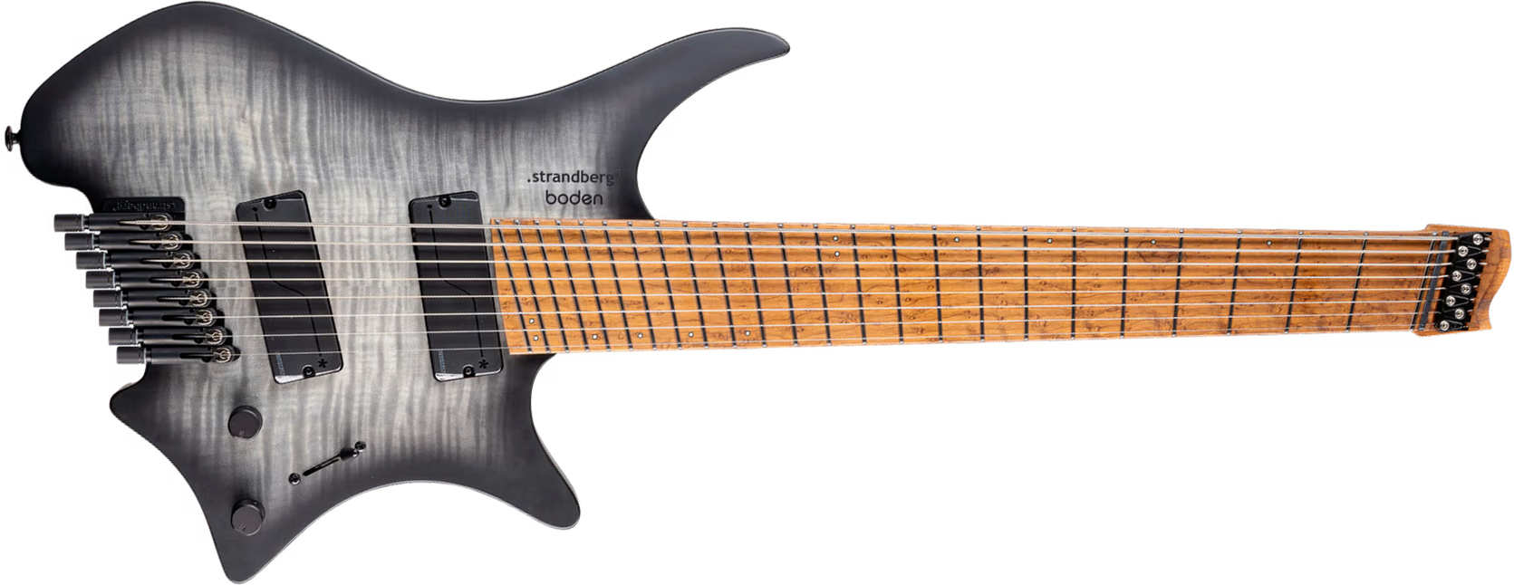 Strandberg Boden Original N2.8 8c 2h Fishman Fluence Ht Mn - Black Denim Burst Satin - Multi-scale gitaar - Main picture
