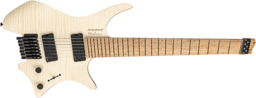 Strandberg Boden Original Nx 7c Multiscale 2h Fishman Fluence Modern Ht Mn - Natural Flame - Multi-scale gitaar - Main picture