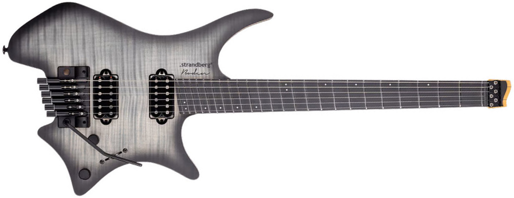Strandberg Boden Prog Nx 6c Multiscale 2h Ht Ric - Charcoal Black - Multi-scale gitaar - Main picture