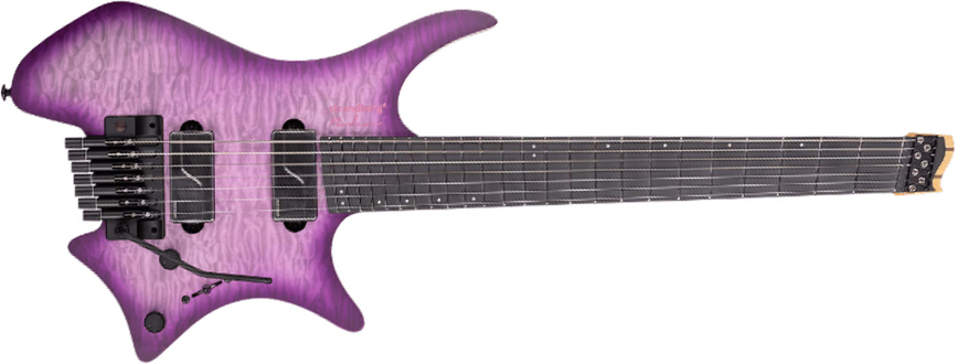 Strandberg Boden Prog Nx 7c Multiscale 2h Fishman Fluence Modern Trem Mn - Twilight Purple - Multi-scale gitaar - Main picture