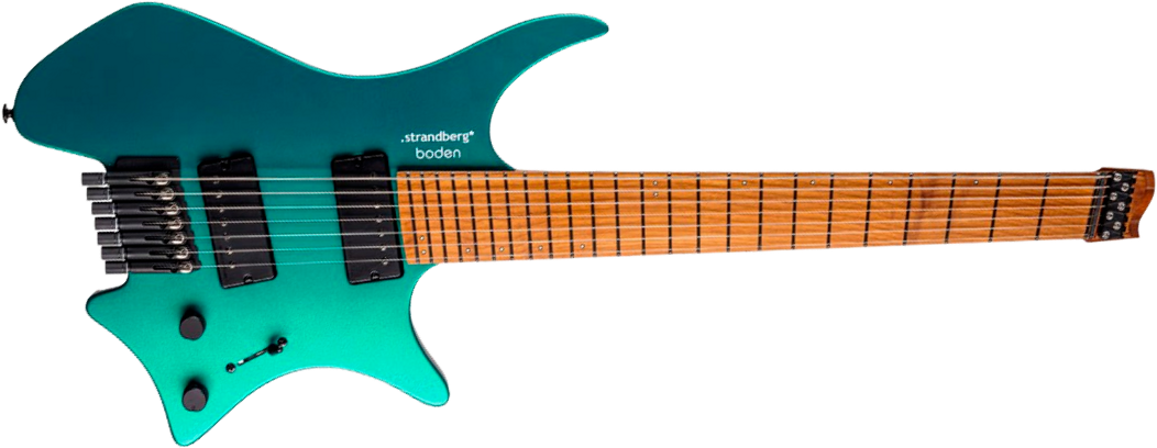 Strandberg Boden Standard N2.7 7c Multiscale 2h Seymour Duncan Ht Mn - Transformative Teal Metallic - Multi-scale gitaar - Main picture