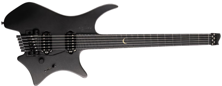 Strandberg Plini Edition Boden Nx6 Neck-thru Signature Multiscale 2h Trem Ric - Black - Kenmerkende elektrische gitaar - Main picture