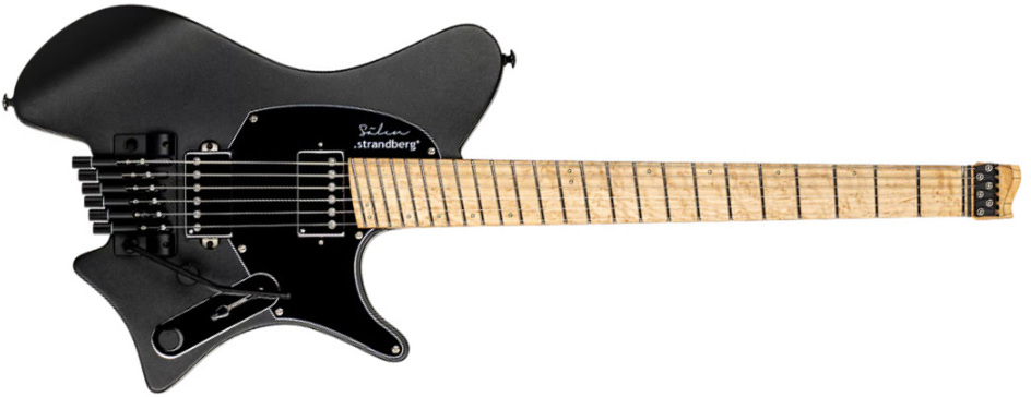 Strandberg Salen Classic Nx 6 Tremolo Multiscale 2h Trem Mn - Black Granite - Multi-scale gitaar - Main picture