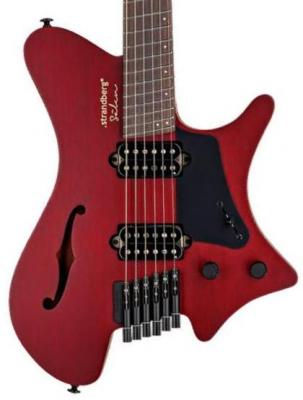 Semi hollow elektriche gitaar Strandberg Sälen Jazz NX 6 - Trans burgundy satin