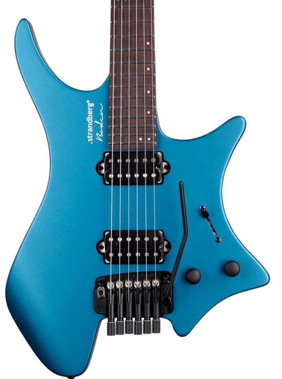 Boden Essential 6 Tremolo - Whale Blue Metallic Satin