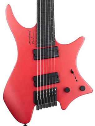 Multi-scale gitaar Strandberg Boden Metal NX 7-String - Blood red