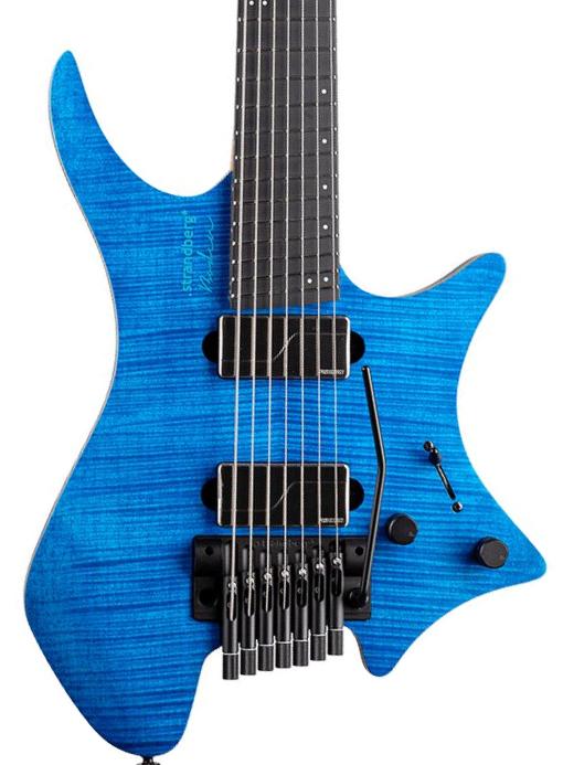 Multi-scale gitaar Strandberg Boden Prog NX 7-String - deep blue satin