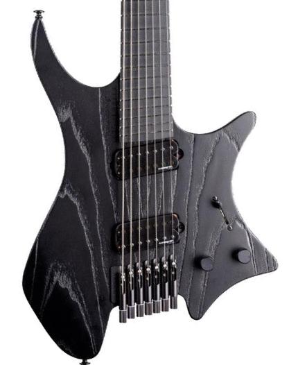 Multi-scale gitaar Strandberg Boden Singularity NX7 7-String - Pitch black