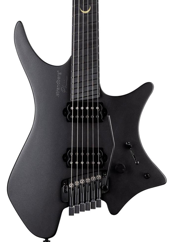 Multi-scale gitaar Strandberg Boden Plini Edition N2.6T - Black Satin Metallic