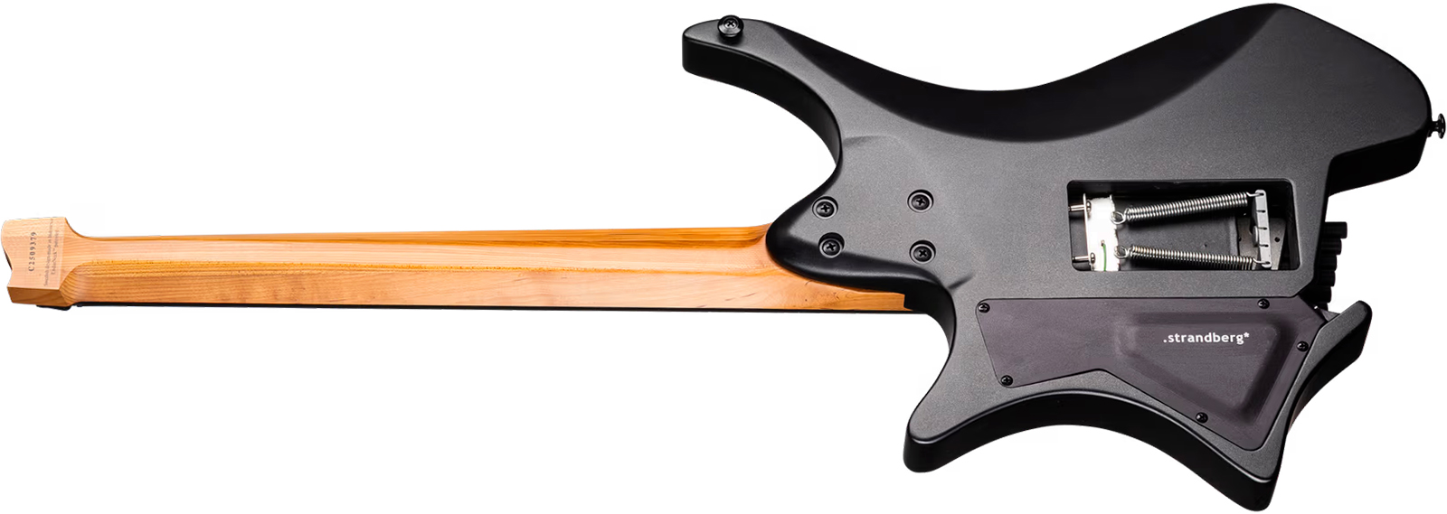 Strandberg Plini Edition Boden N2.6t 2h Fishman Fluence Trem Ebo - Black Satin Metallic - Multi-scale gitaar - Variation 2