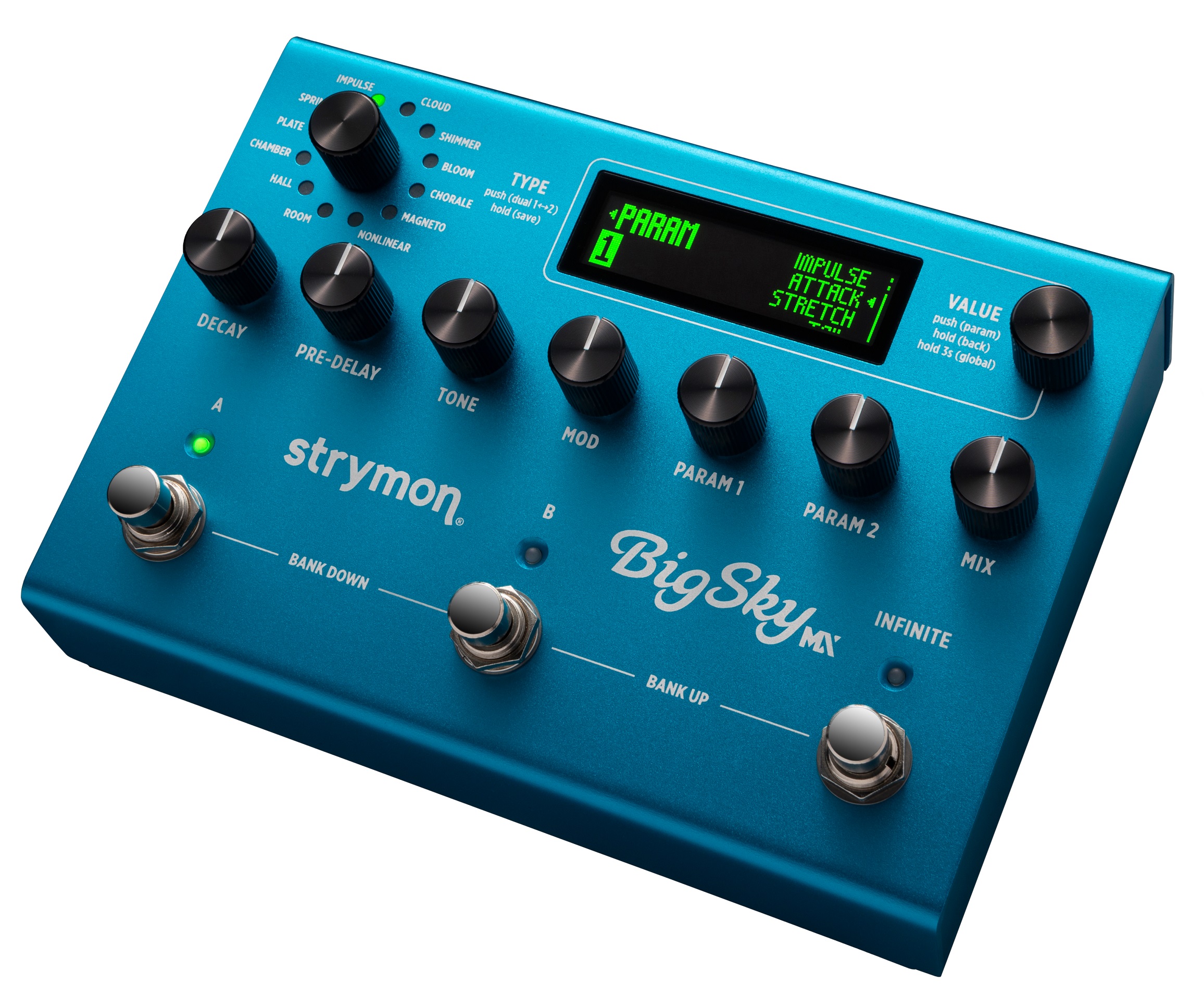 Strymon Bigsky Mx - Reverb/delay/echo effect pedaal - Variation 2