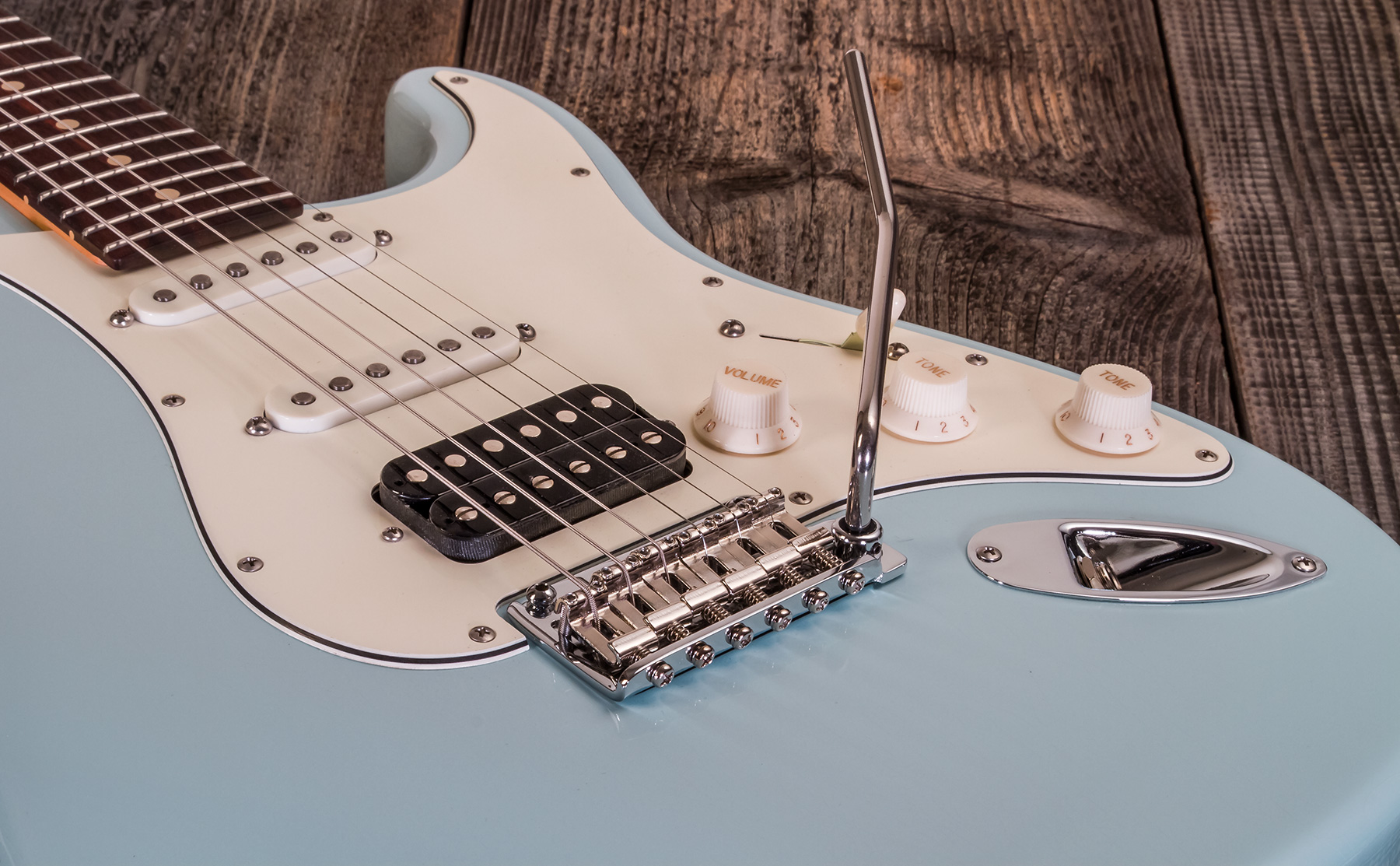 Suhr Classic S Antique 01-csa-0013 Hss Trem Rw - Light Aging Sonic Blue - Elektrische gitaar in Str-vorm - Variation 3