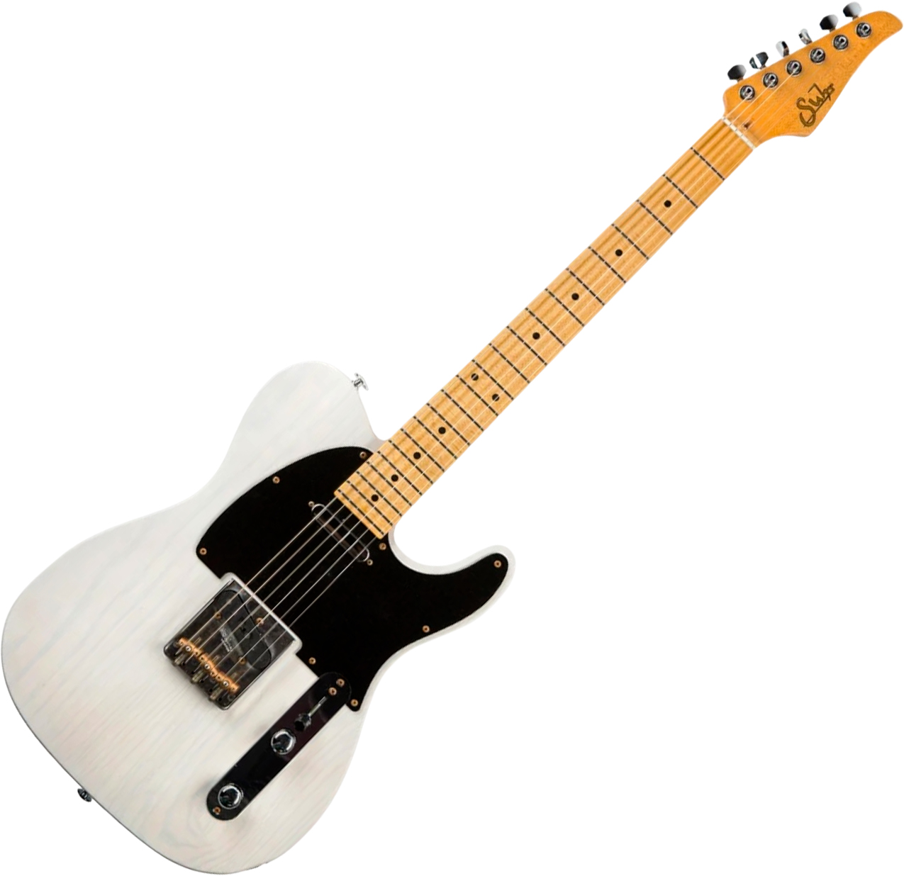 Suhr Classic T Antique 01-cta-0027 2s Ht Mn - Trans White - Televorm elektrische gitaar - Variation 1