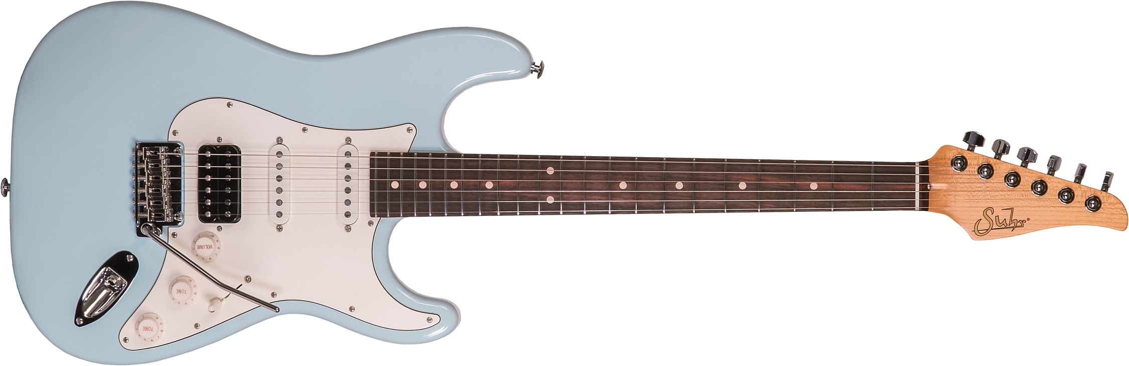 Suhr Classic S Antique Hss 01-csa-0013 Trem Mn #71417 - Light Aging Sonic Blue - Elektrische gitaar in Str-vorm - Main picture