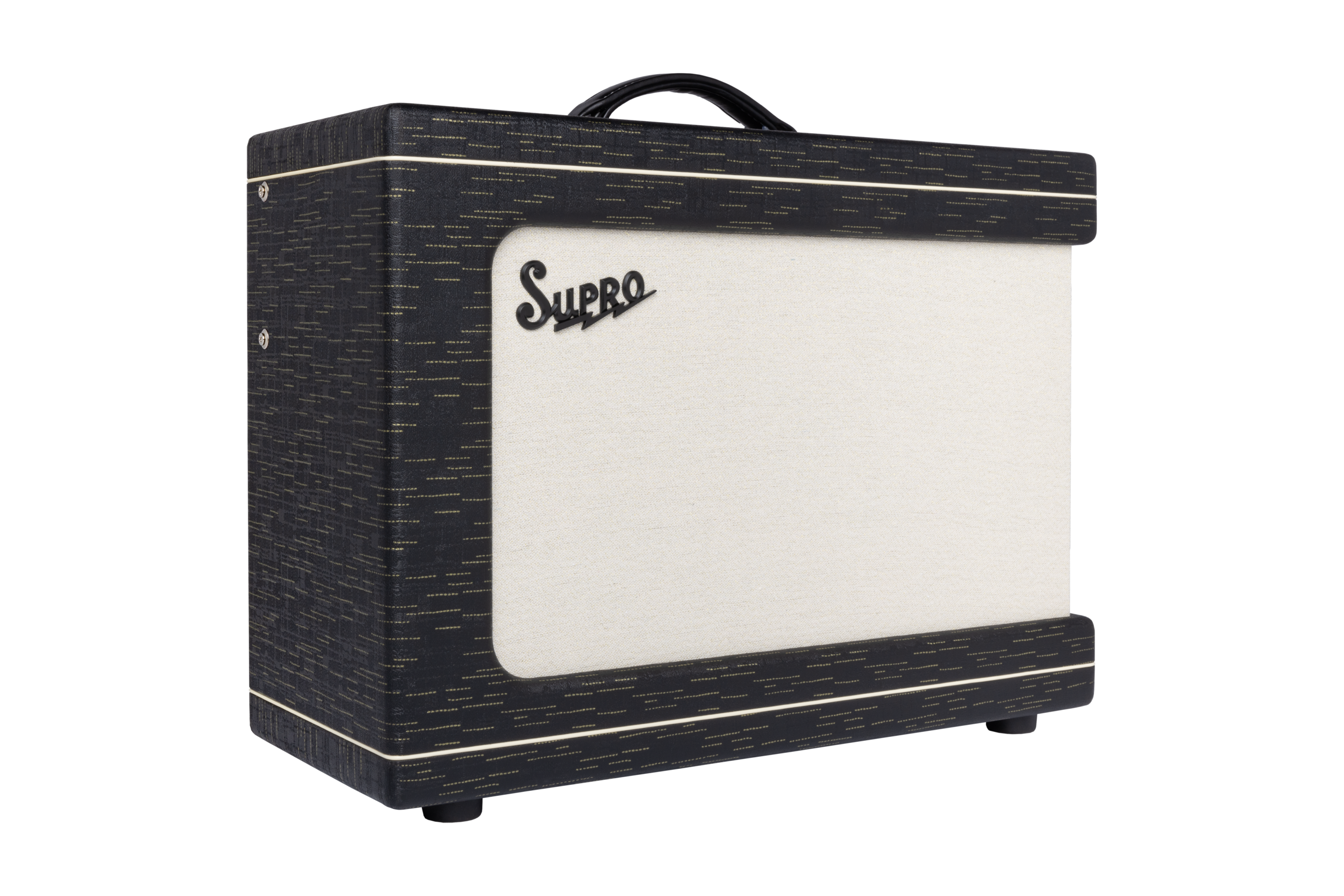 Supro Ambassador Custom Black Gold Scandia 2x10 50w - Combo voor elektrische gitaar - Variation 1