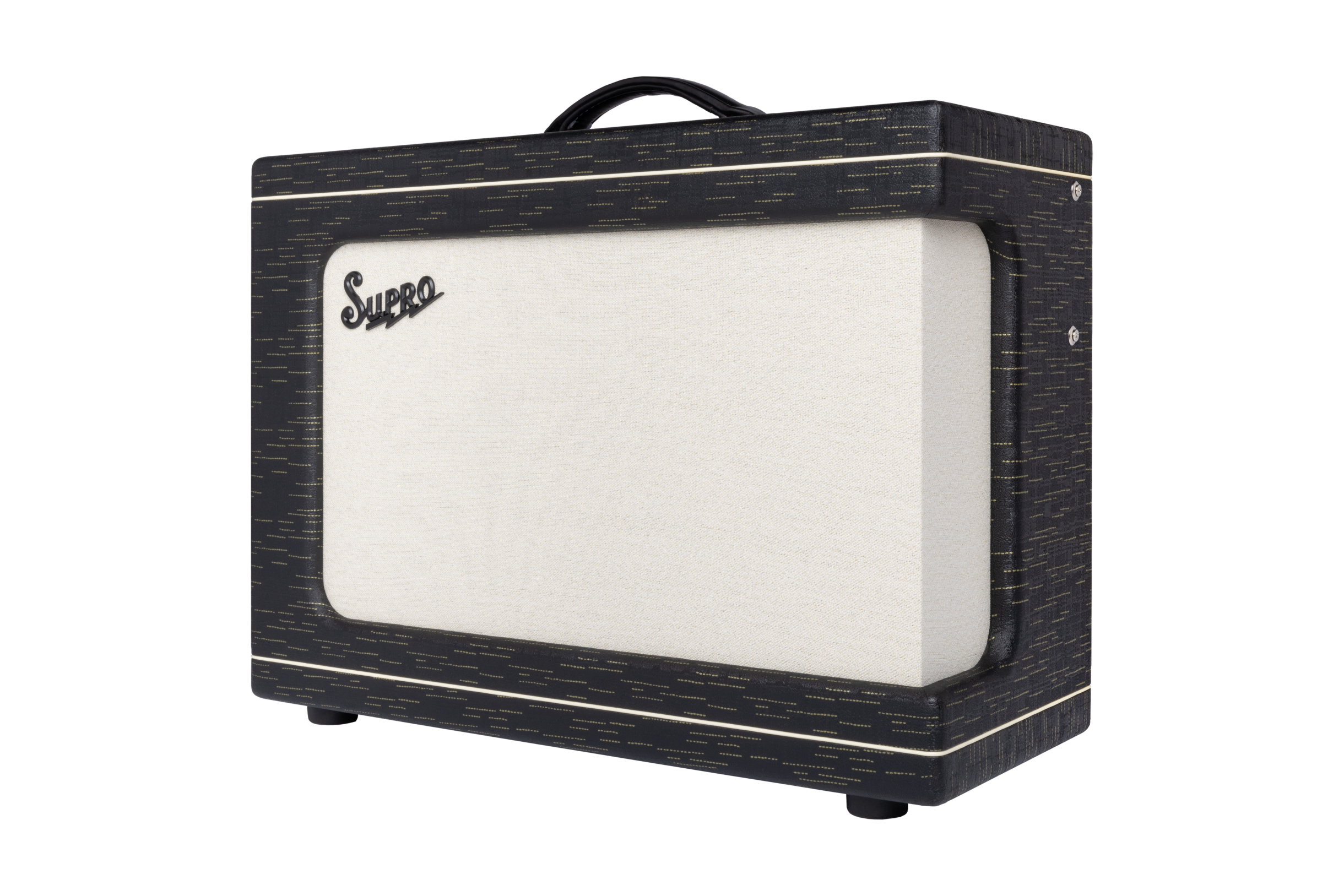 Supro Ambassador Custom Black Gold Scandia 2x10 50w - Combo voor elektrische gitaar - Variation 2