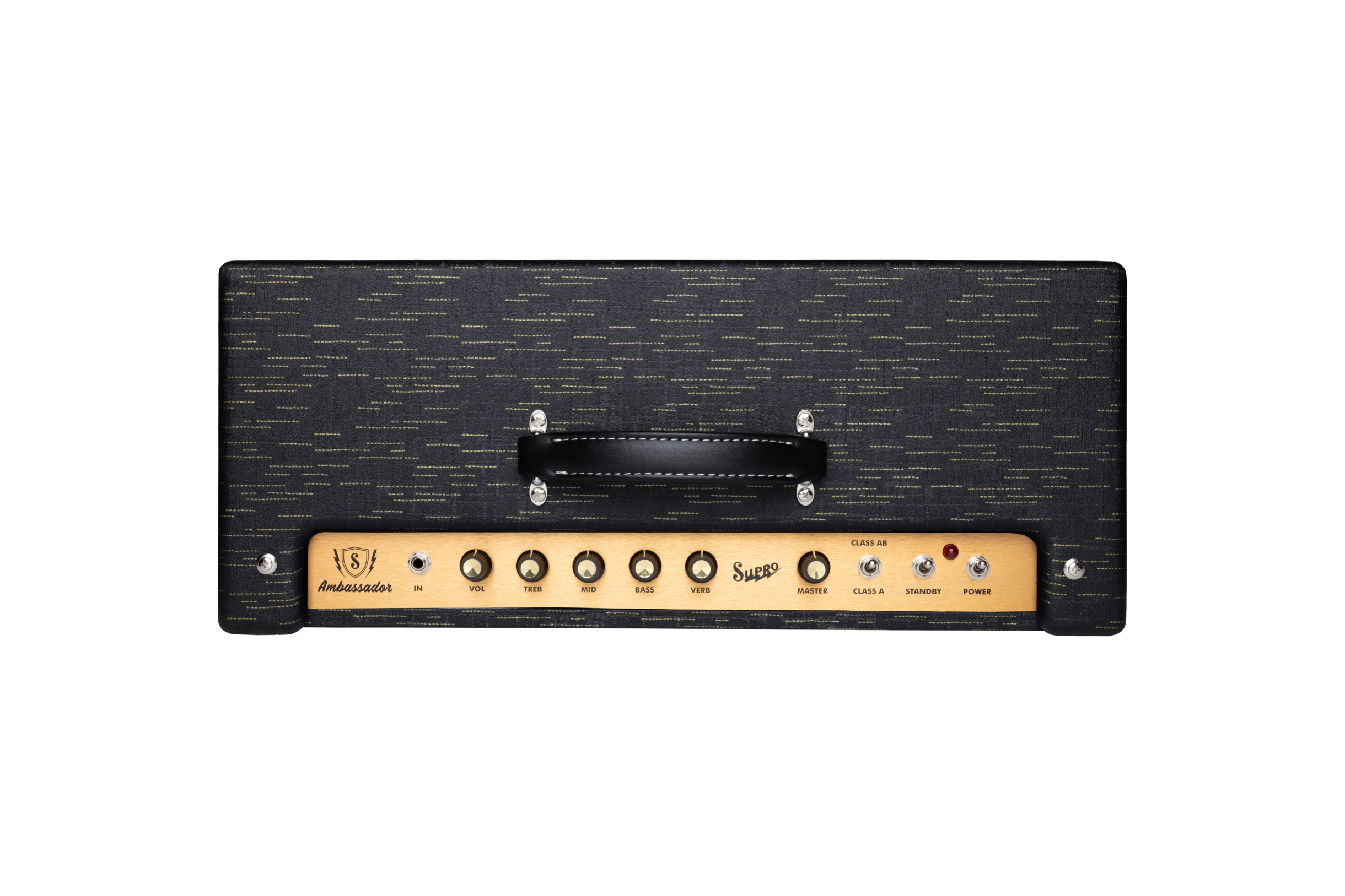 Supro Ambassador Custom Black Gold Scandia 2x10 50w - Combo voor elektrische gitaar - Variation 3