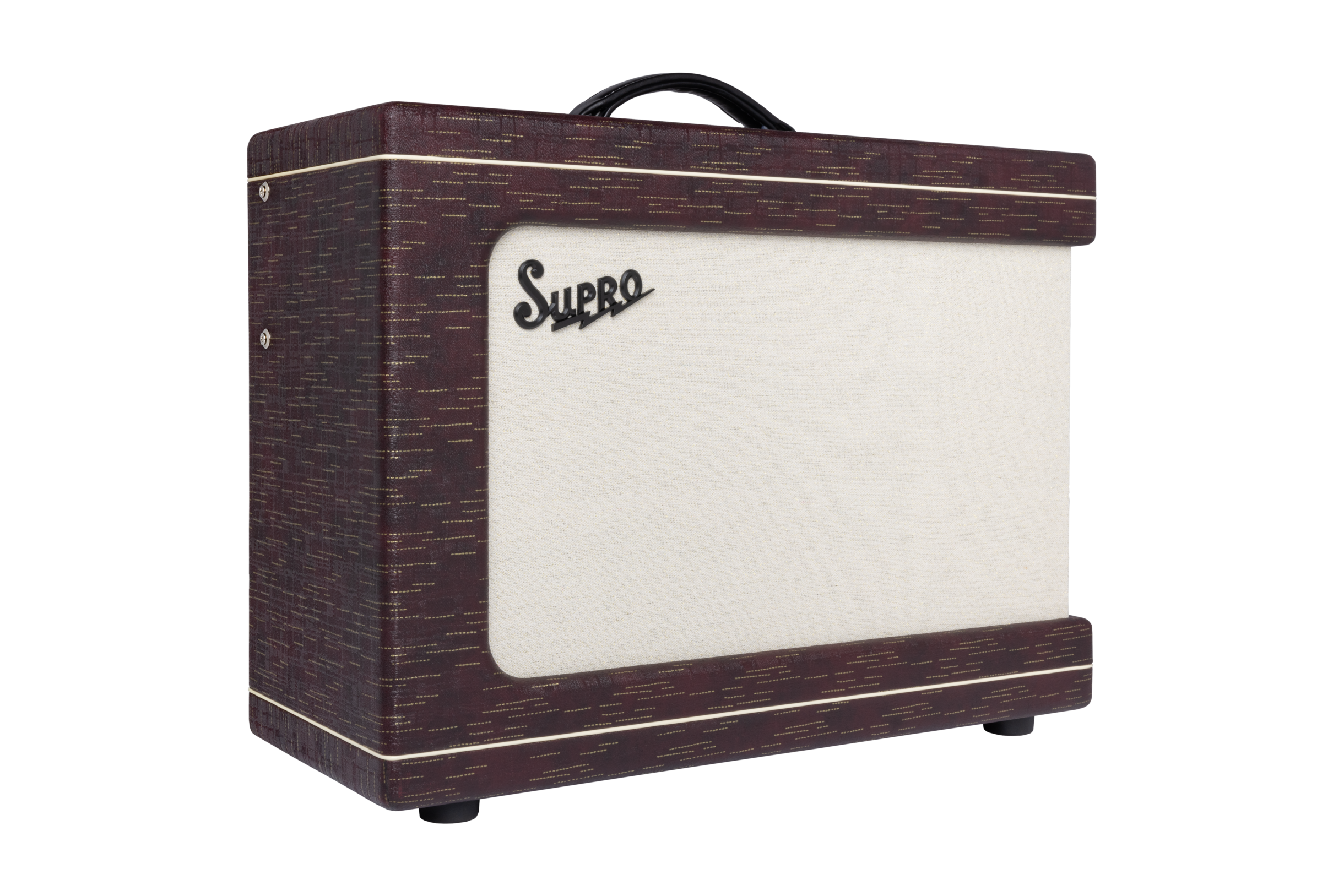 Supro Ambassador Custom Burgundy Gold Scandia 2x10 50w - Combo voor elektrische gitaar - Variation 1