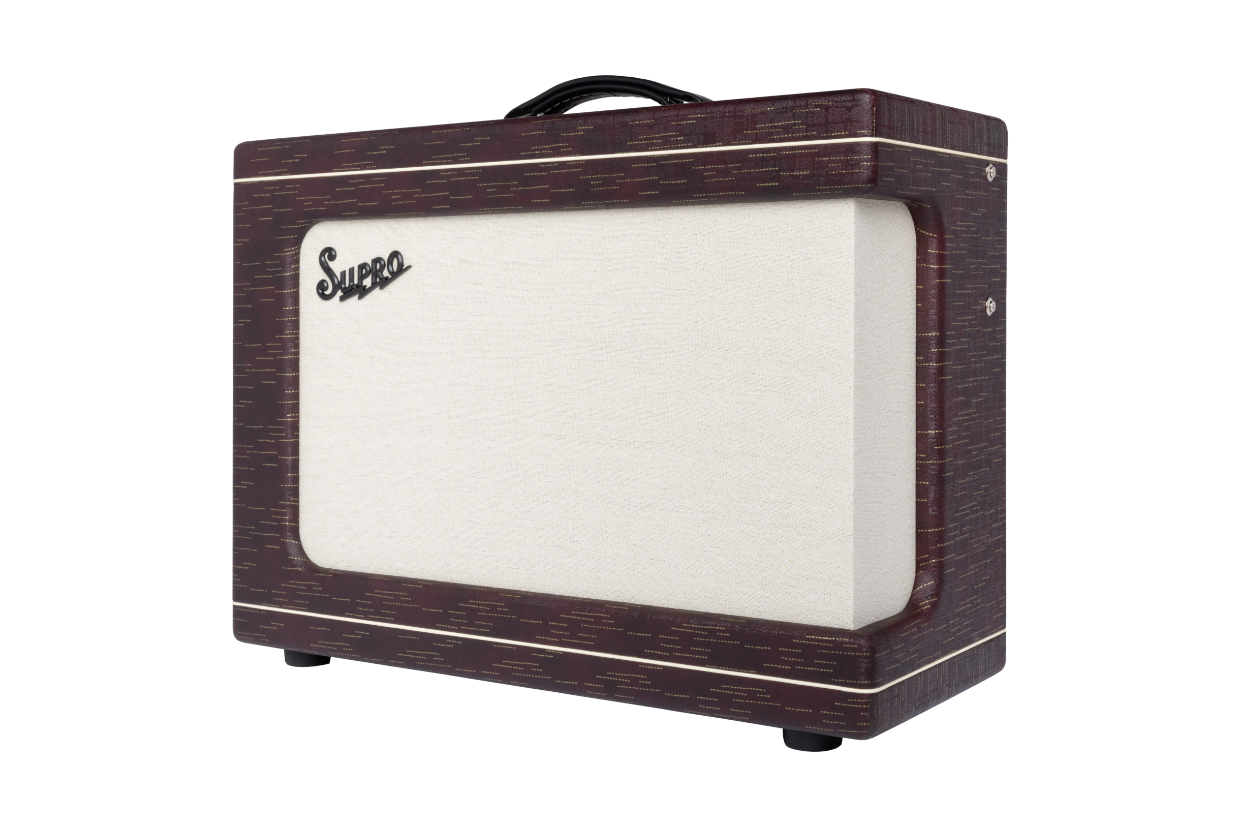 Supro Ambassador Custom Burgundy Gold Scandia 2x10 50w - Combo voor elektrische gitaar - Variation 2